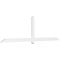 Ekena Millwork Eugene Architectural Grade PVC Gable Bracket, 108"W x 31 1/2"H x 2"D x 4"F, 7/12 Pitch GBP108X32X0204EUG00 - alternate 1